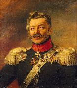 George Dawe Portrait of Paul Carl Ernst Wilhelm Philipp Graf von der Pahlen oil
